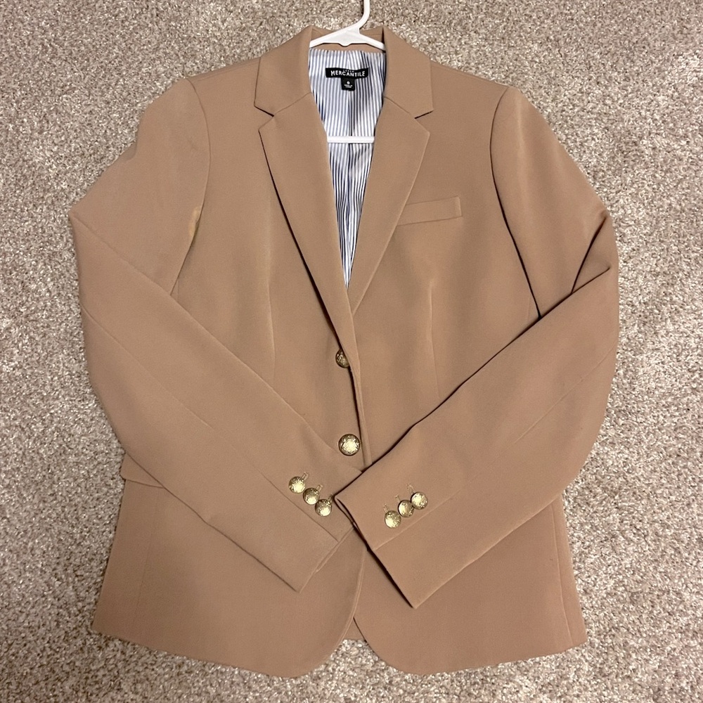 J Crew tan colored blazer